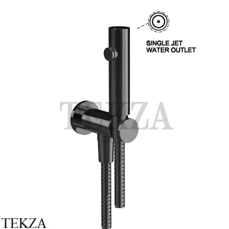 Gessi Total look Гидроёршик настенный на 1/2" 45121-706, Black Metal