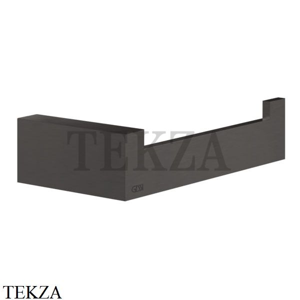 Gessi Rettangolo Держатель туалетной бумаги без крышки 20855-707, Black Metal Brushed