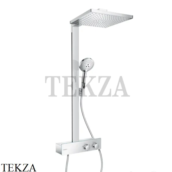 Hansgrohe Raindance E Showerpipe 300 1jet Душевая стойка с термостатом 27361000, хром глянец