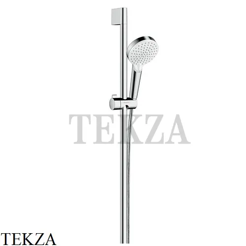 Hansgrohe Crometta Vario 100 2jet Душевой гарнитур со шлангом 160 см 26536400, хром глянец-белый