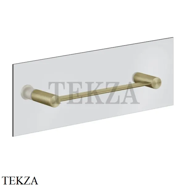 Gessi 316 ACCESSORIES Полотенцедержатель для крепления на стекло, 30 см 54921-727, Brushed Brass PVD