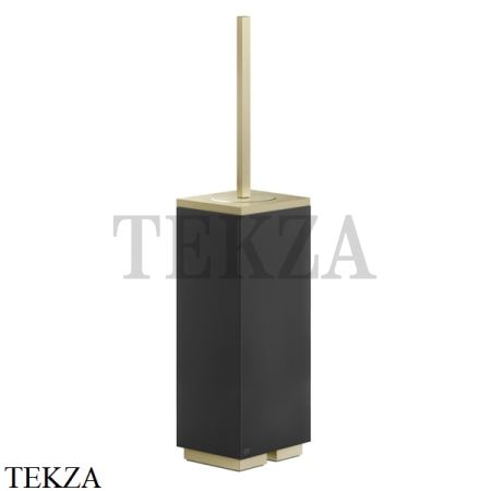 Gessi Rettangolo Ёршик напольный, композит черный 20844-727, Brushed Brass