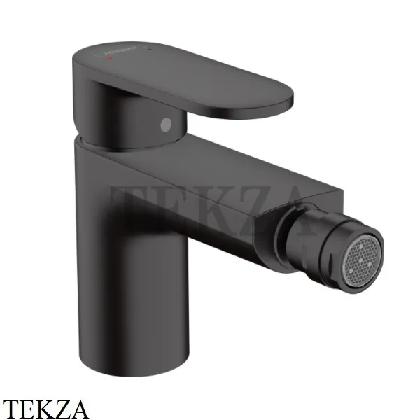 Hansgrohe Vernis Blend Смеситель для биде, с донным клапаном 71210670, черный матовый