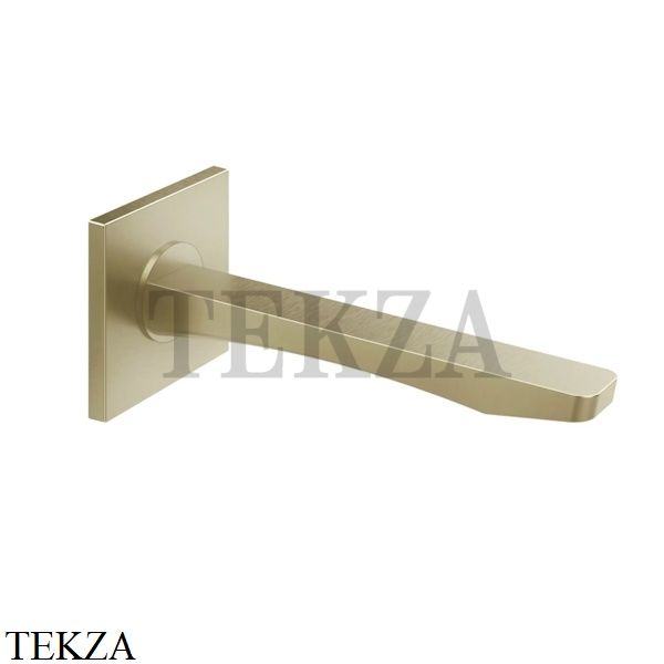 Gessi RILIEVO Излив для раковины настенный 59100-727, Brushed Brass