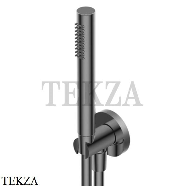 Ritmonio SHOWER Душевой гарнитур с держателем 72J021 CRB, Black Chrome