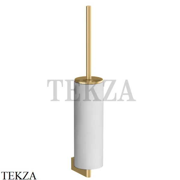 Gessi Origini Туалетный ершик настенный, белый 66419-727, Brushed Brass