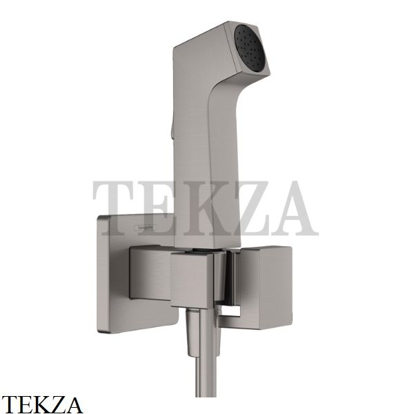 Hansgrohe Bidette Гигиенический душ со смесителем 29233340, черный хром шлифованный