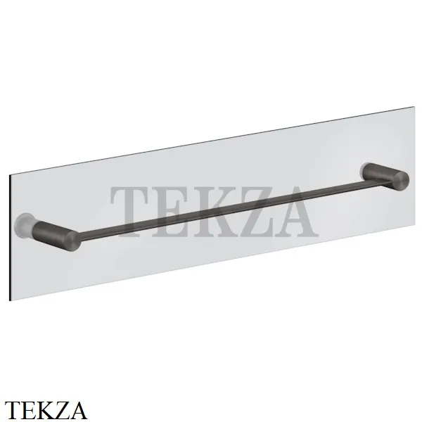 Gessi 316 ACCESSORIES Полотенцедержатель для крепления на стекло, 60 см 54925-707, Black Metal Brushed PVD