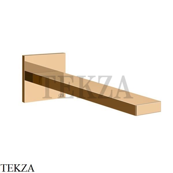 Gessi Inverso RIGATO Излив для раковины на стену 73102-735, Warm Bronze