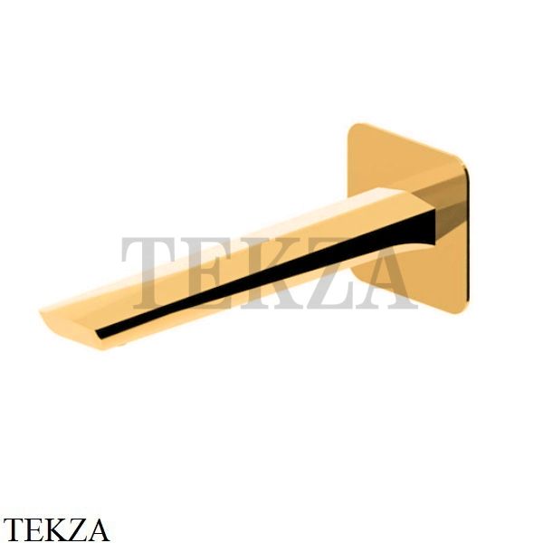 Newform Delta Zero Излив для раковины, внешняя часть 72237.61.020, PVD Glossy Gold