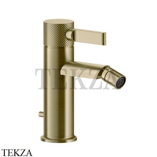 Gessi INCISO Смеситель для биде, с донным клапаном 58007-727, Brushed Brass