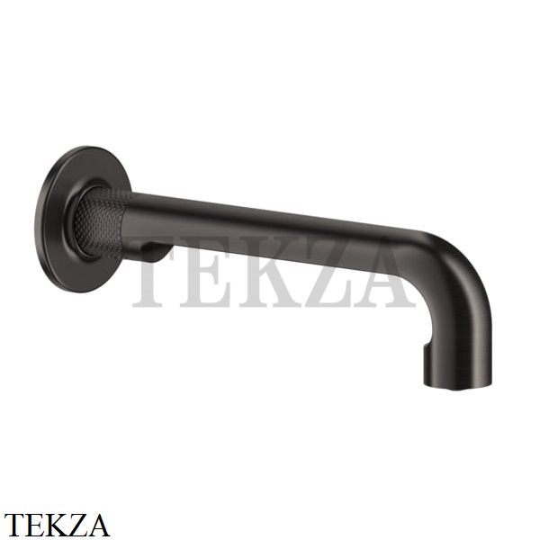 Gessi INCISO Излив для раковины настенный длинный 58101-707, Black Metal brushed