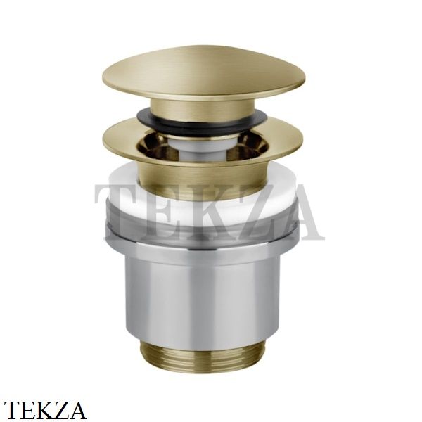 Gessi TOTAL LOOK Донный клапан нажимной "Stop&Go" 01420-727, Brushed Brass