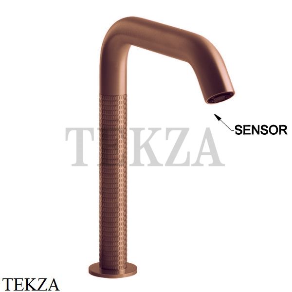 Gessi 316 MECCANICA Электронный смеситель с кран-фильтром 54280-708, Copper Brushed