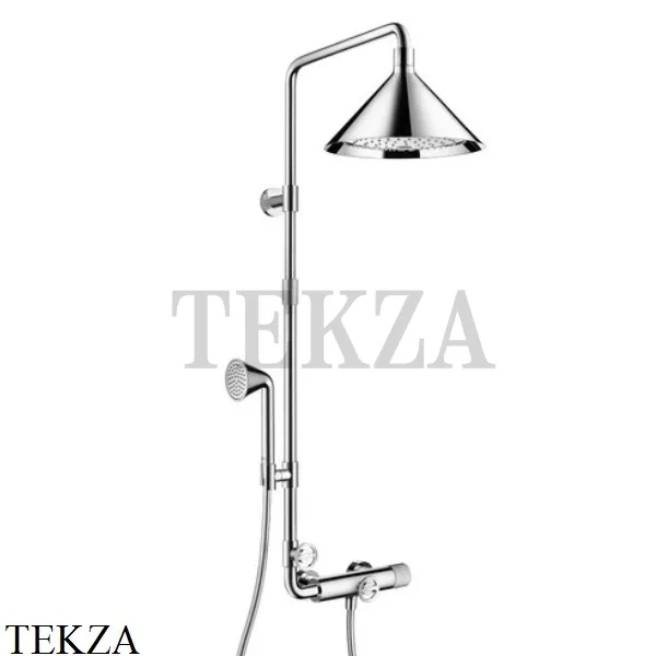 Axor Showerpipe Front Душевая колонна с термостатом, 240 2jet Select 26020000, хром глянец