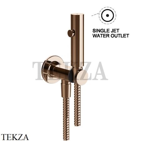 Gessi INCISO SHOWER Гидроершик настенный 58151-030, Copper глянец