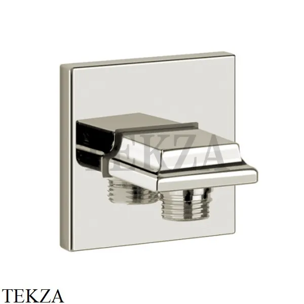 Gessi ELEGANZA Шланговое подсоединение для ручного душа 46169-149, Finox Brushed Nickel