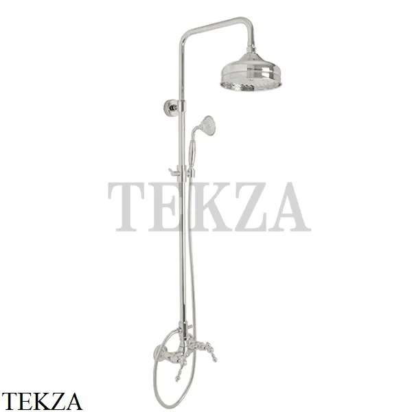 FIMA Carlo Frattini EPOQUE Душевая колонна без излива, с гарнитуром F5055/2SN, Brushed nickel