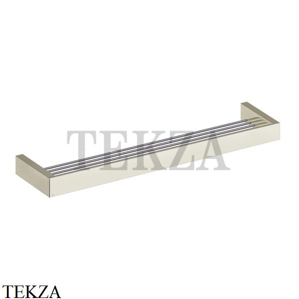 Gessi Rettangolo Решетка-полка в душевую зону 60 см 20949-720, Nickel PVD