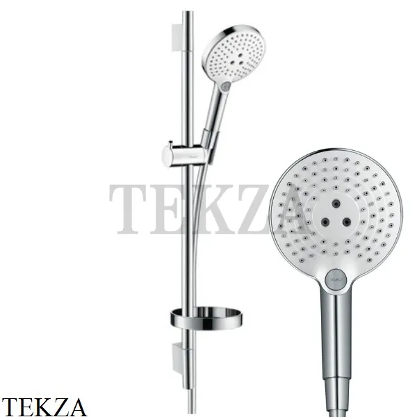 Hansgrohe Raindance Select S 120 3jet Душевой гарнитур 26630400 хром глянец-белый