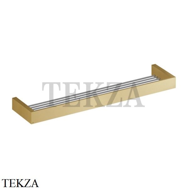 Gessi Rettangolo Решетка-полка в душевую зону 60 см 20949-087, Gold Brushed CCP