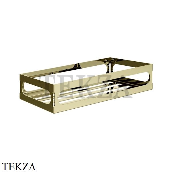 Gessi RILIEVO Полка-решетка в душевую зону 59549-710, Brass PVD