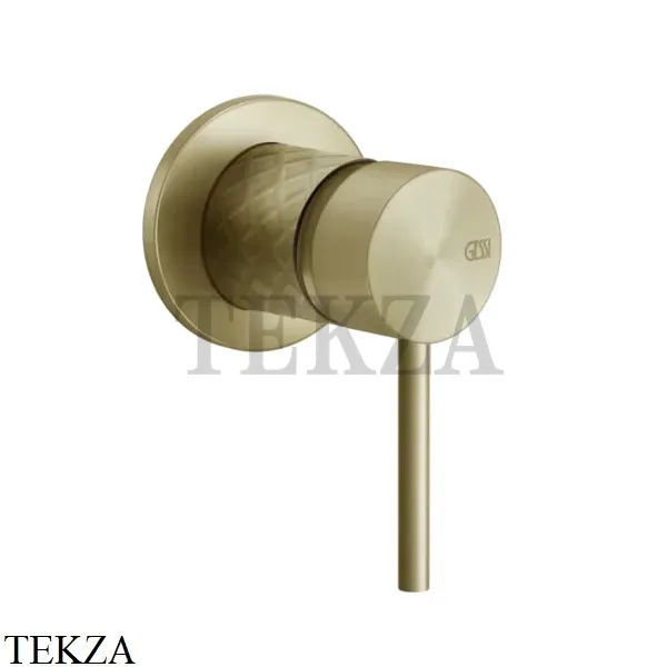 Gessi 316 INTRECCIO Рычаг управления настенный, внешняя часть 54119-727, Brushed Brass