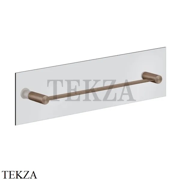 Gessi 316 ACCESSORIES Полотенцедержатель для крепления на стекло, 45 см 54923-708, Copper Brushed PVD