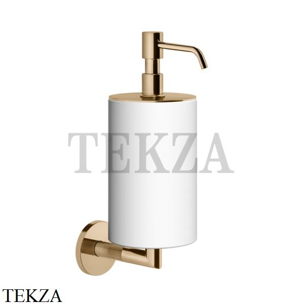 Gessi ANELLO Дозатор для жидкого мыла настенный, композит белый 63713-735, Warm Bronze PVD