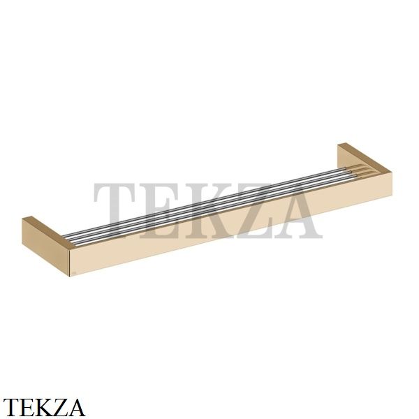 Gessi Rettangolo Решетка-полка в душевую зону 60 см 20949-735, Warm Bronze PVD