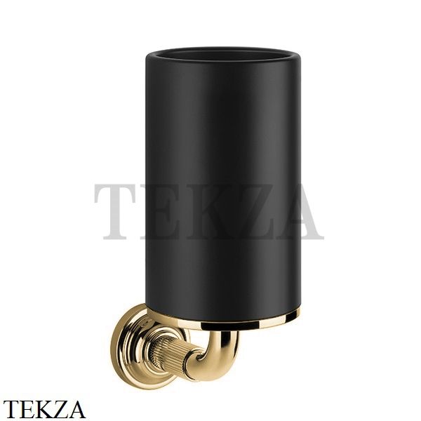 Gessi VENTI20 Стакан настенный черный 65408-727, Brushed Brass