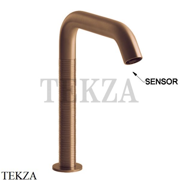 Gessi 316 TRAME Электронный смеситель с кран-фильтром 54380-726, Warm Bronze Br