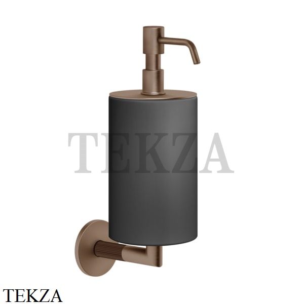 Gessi INGRANAGGIO Дозатор для жидкого мыла настенный черный 63814-708, Copper Brushed