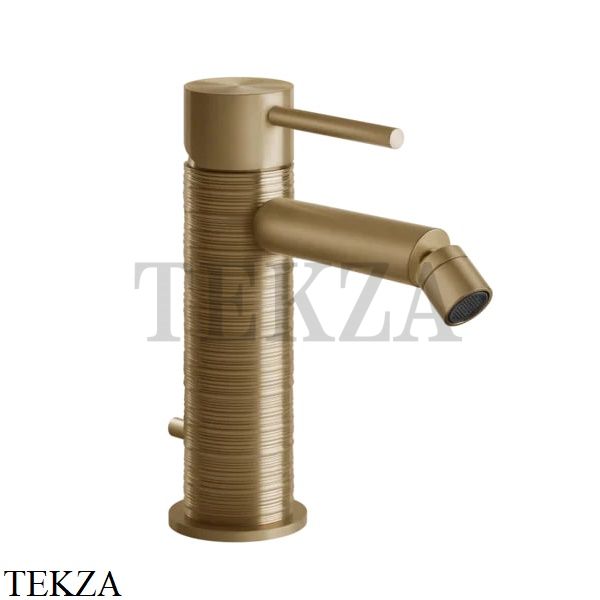 Gessi 316 TRAME Смеситель для биде, с донным клапаном 54307-726, Warm Bronze Br