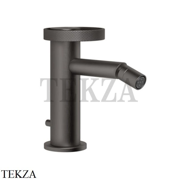 Gessi ANELLO Смеситель для биде на 1 отверстие 63307-707, Black Metal Brushed