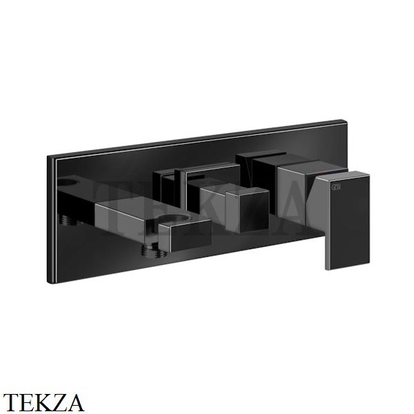 Gessi Rettangolo shower Смеситель для душа, внешняя часть 44910-706, Black Metal PVD