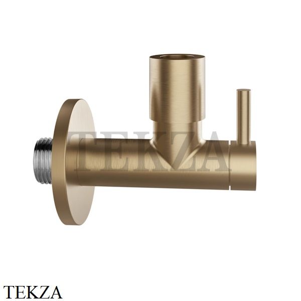 Gessi TOTAL LOOK Запорный кран-фильтр под раковину с подводом воды 01411-726, Warm Bronze Br. PVD