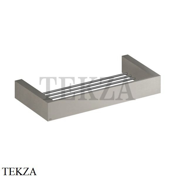 Gessi Rettangolo Решетка-полка в душевую зону 30 см 20947-149, Finox Brushed Nickel