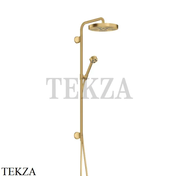 Axor ONE Showerpipe душевая колонна, душ 280 1jet 48790250, Brushed Gold