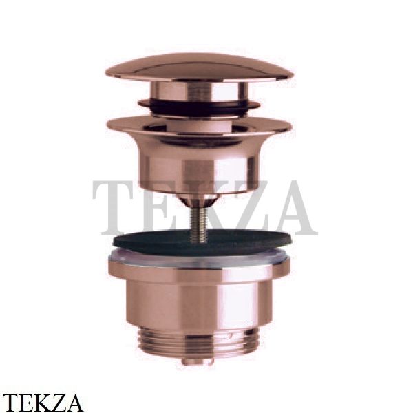 Newform Донный клапан для раковины нажимной clic-clac 230.58.061, PVD Copper Bronze