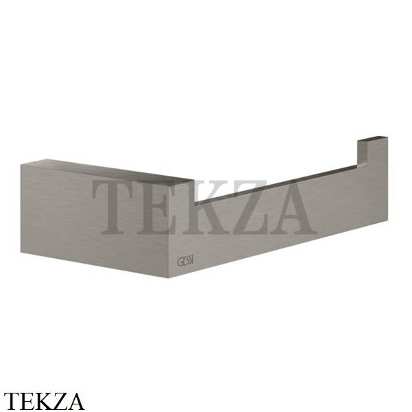 Gessi Rettangolo Держатель туалетной бумаги без крышки 20855-149, Finox Brushed Nickel