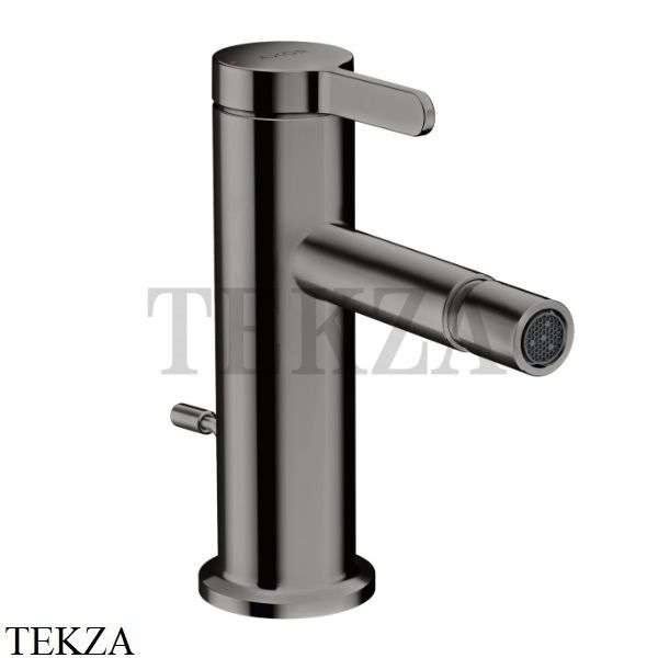 Axor ONE Смеситель для биде, с донным клапаном 48210330, Polished Black Chrome