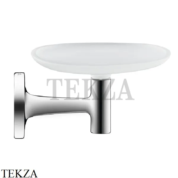 Duravit Starck T Мыльница настенная стекло матовое 0099331000, хром глянец