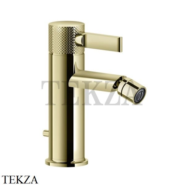 Gessi INCISO Смеситель для биде, с донным клапаном 58007-710, Brass PVD