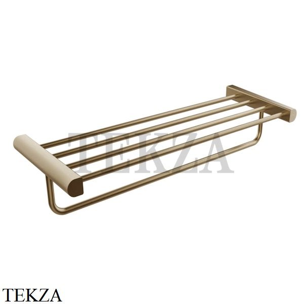 Gessi RILIEVO Держатель для полотенец с полкой 59407-726, Warm Bronze Br