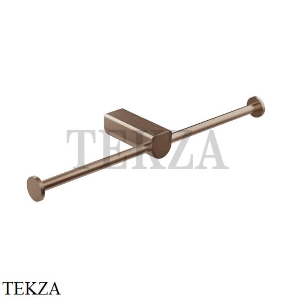 Gessi RILIEVO Держатель для туалетной бумаги двойной 59415-708, Copper Brushed