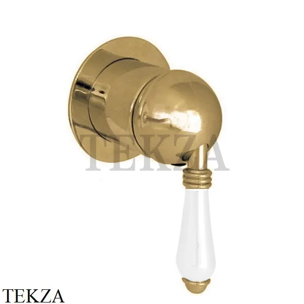 Nicolazzi Monocomando Смеситель для душа P.M.Blanc, внешняя часть 3406MOS75, Brushed brass