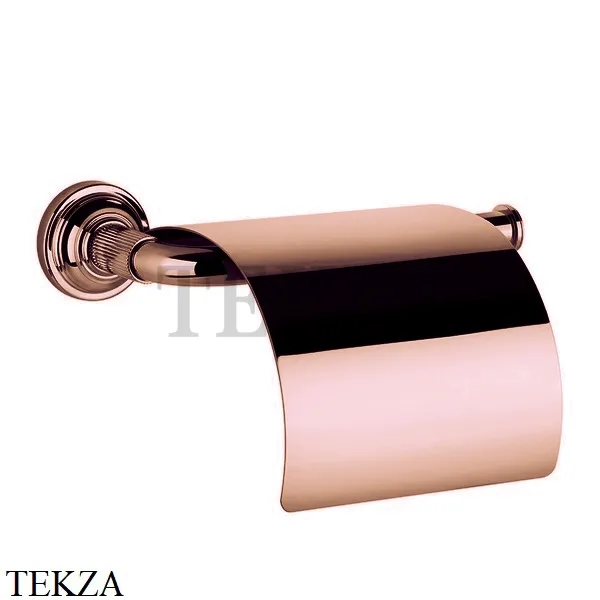 Gessi VENTI20 Держатель туалетной бумаги с крышкой 65449-708, Copper Brushed