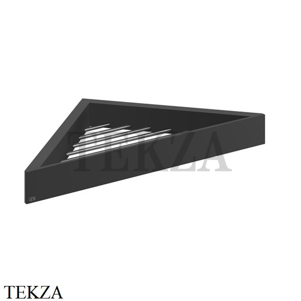 Gessi Rettangolo Угловая решетка-полка в душевую зону 20861-099, Black XL