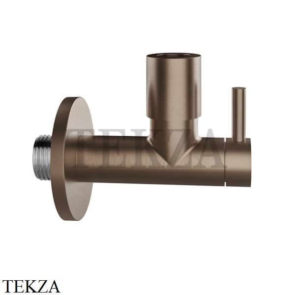 Gessi TOTAL LOOK Запорный кран-фильтр под раковину с подводом воды 01411-708, Copper Brushed PVD